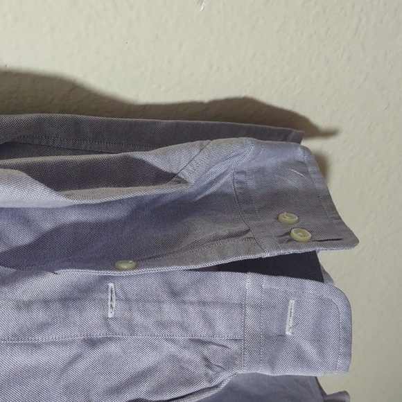 USED RALPH LAUREN CLASSIC FIT LONG SLEEVE BUTTON DOWN SHIRT 18 34/35 - Picture 9 of 10